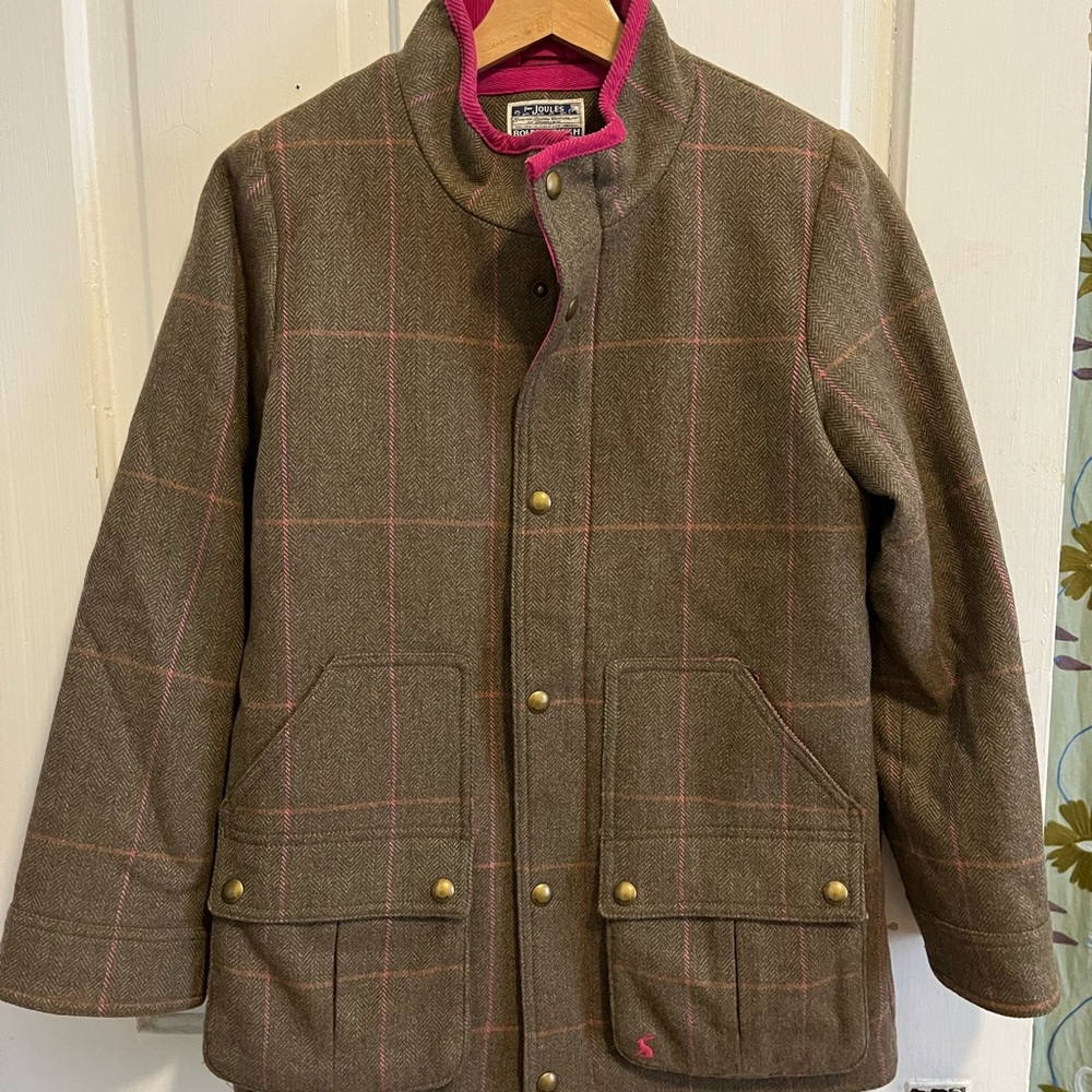 Joules Plaid Jacket Kids 11/12